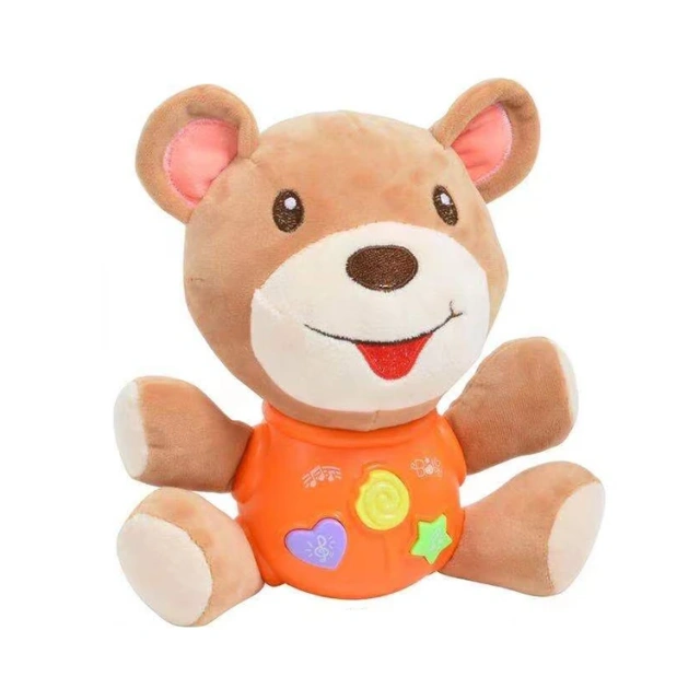 Plush Elephant Musical Baby Appeasing Toys Educational Stuffed Animal Light up Toys for Children