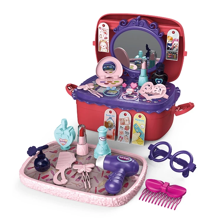 hot girls toy diy cosmetic bag makeup beauty toy set