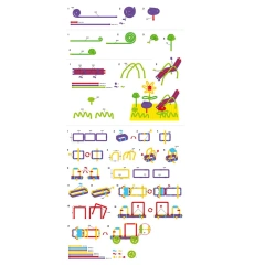 Dropshipping Child Educational Creative Bendable Toy DIY Building Block Twist Stem Construction Stick Toy