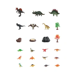Kids play house dinosaur world toy set pvc dinosaur play mat toys educational dinosaur toys for children