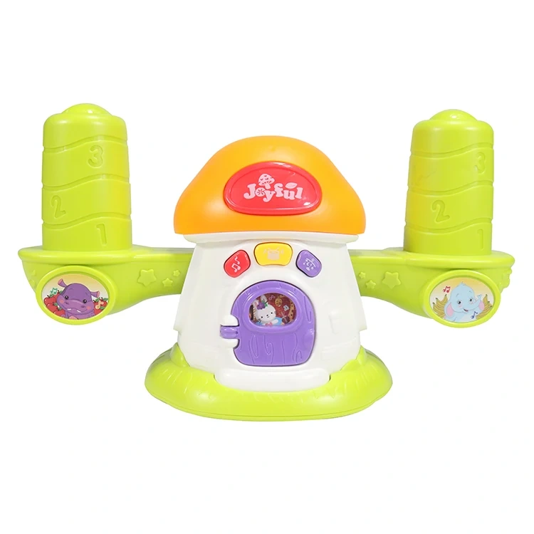 Musical baby swing loop toy set educational baby balance stacking ring toy baby toy set