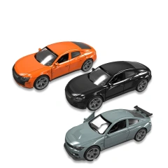 1:32 die cast metal toy car mini size kids toy car with light and sound