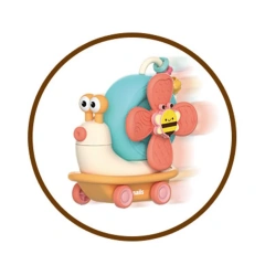 Bébé escargot moulin à vent véhicule jouets éducatifs multi fonction escargot moulin à vent jouets pour enfants