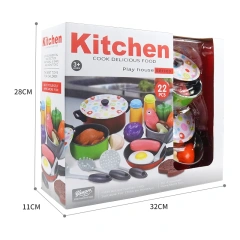 Good quality tin  play children toy cutlery play kitchen cook set for girls toy toys for children