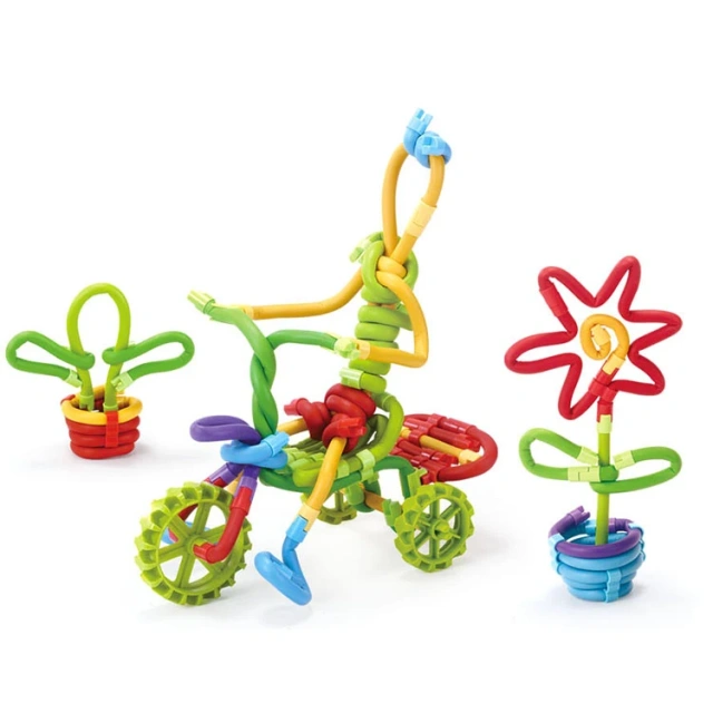 DIY 3D ART Create Rainbow Twist Rod Winding Bar 3D Building Toy Twist Fidget Toy educational