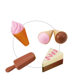 Kids play house diy ice cream toy pretend play ice cream set toys for kids kitchen toy