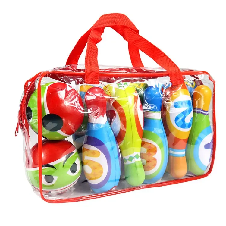 Indoor PU Foam Bowling Game – Soft Bowling Ball Toys Play Set for Kids