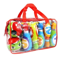 Indoor PU Foam Bowling Game – Soft Bowling Ball Toys Play Set for Kids