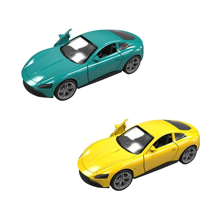 1:32 scale die cast toy car mini metal car with light and sound alloy toy can open the door educational toys for  kids