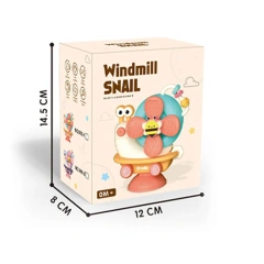 Bébé escargot moulin à vent véhicule jouets éducatifs multi fonction escargot moulin à vent jouets pour enfants