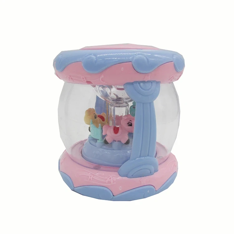 Battery Operated Musical Drum Plastic Baby Toys Musical Instruments with Flashing Light