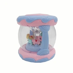 Battery Operated Musical Drum Plastic Baby Toys Musical Instruments with Flashing Light