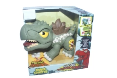 Middle Size Dinosaur Toy Pvc Realistic Dinosaur World Toy with Light and Sound