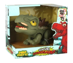 Small Size Dinosaur Toy PVC  Tyrannosaurus World Toy Plastic Dinosaur Toy With Light and Sound