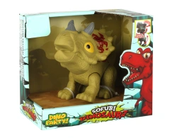 Small Size Dinosaur Toy PVC  Tyrannosaurus World Toy Plastic Dinosaur Toy With Light and Sound