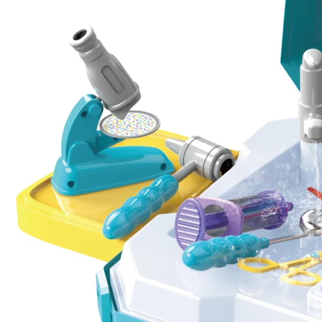 Kids 12-Piece Stainless-Steel Doctor Tool Toy Set