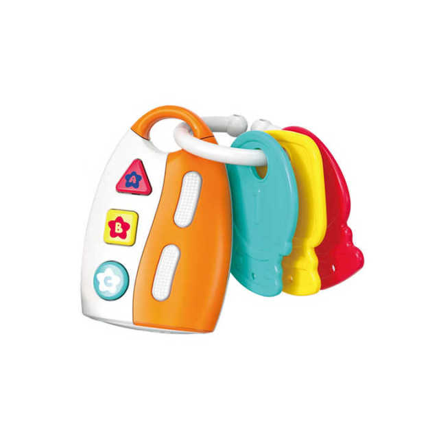 Baby Car Key Alarm Toy – Light & Sound Educational Musical Key Set