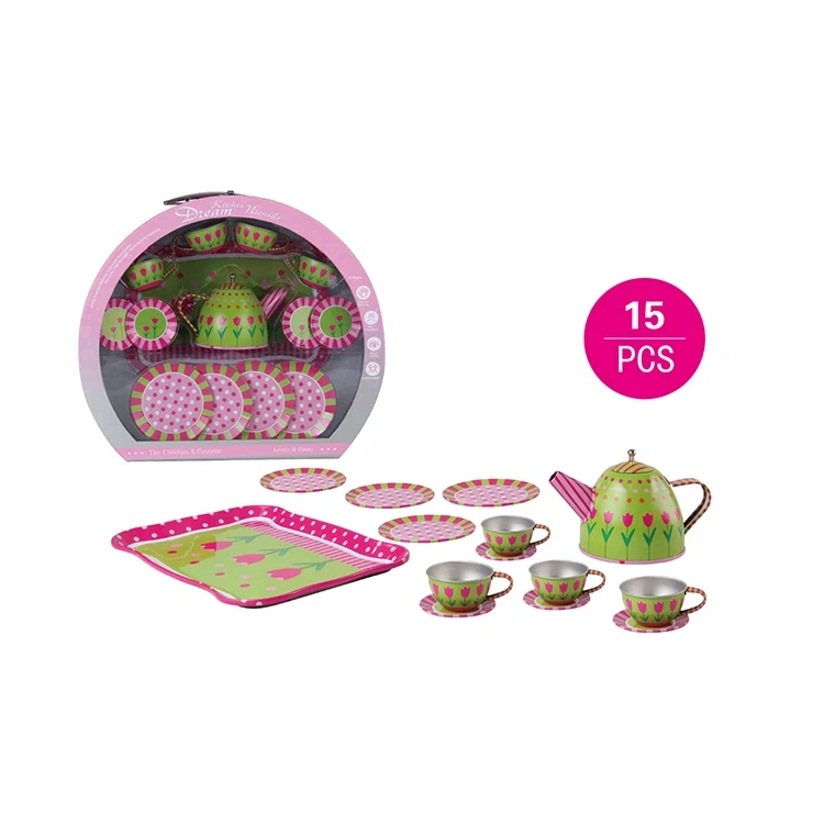 15‑Piece Infant Flower Teapot Pretend‑Play Toy Set