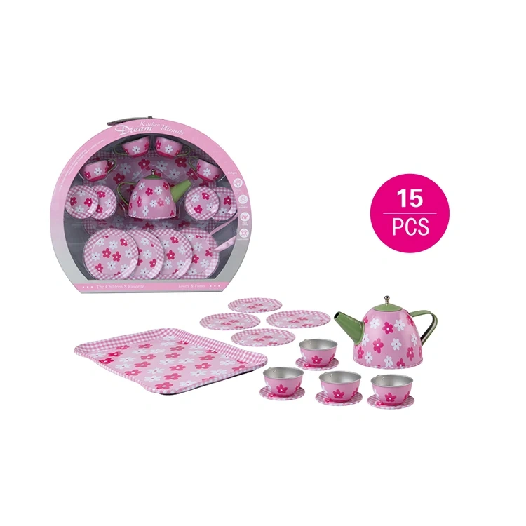 15‑Piece Infant Flower Teapot Pretend‑Play Toy Set
