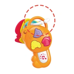 Interactive Light & Sound Baby Keys Toy – 3 Detachable Car Key Rings