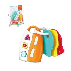 Baby Car Key Alarm Toy – Light & Sound Educational Musical Key Set
