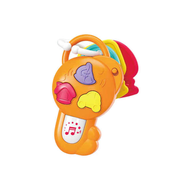 Interactive Light & Sound Baby Keys Toy – 3 Detachable Car Key Rings