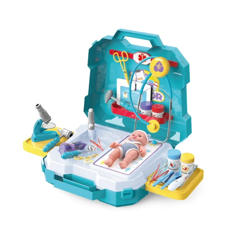Kids 12-Piece Stainless-Steel Doctor Tool Toy Set