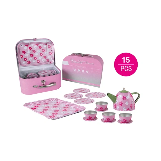 15‑Piece Infant Flower Teapot Pretend‑Play Toy Set