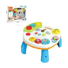2-in-1 Baby Learning Activity Table with Lights & Sounds – Multifunctional Educational Toy