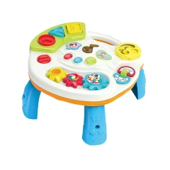 2-in-1 Baby Learning Activity Table with Lights & Sounds – Multifunctional Educational Toy