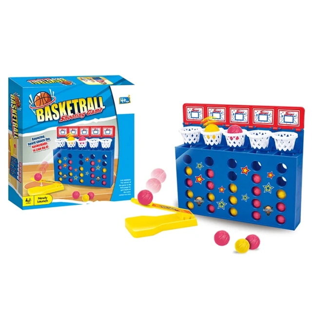 Mini Basketball Shooting Game Toys Educational Indoor Desktop Bounce Basketball Game Toys for Children