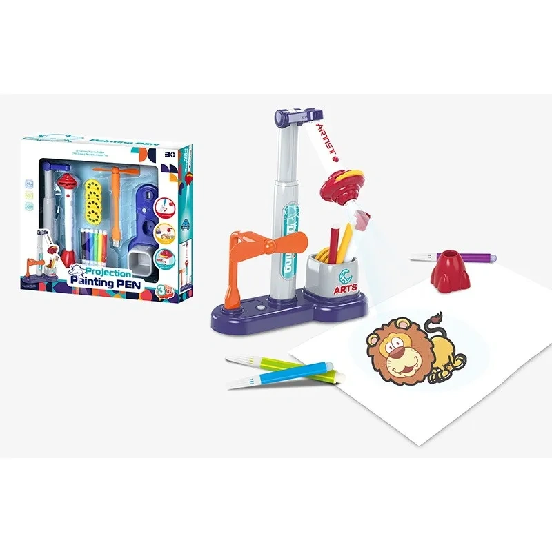 3 in 1 Plastic Projection Drawing Board Toys Educational Drawing Toys Set for Children