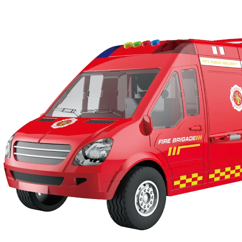 Fire Vehicle Toy Set with Mini Alloy Cars Toy Educational Fire Toy Set