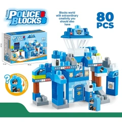 56PCS DIY Assembly Plastic Big Building Block Train Toys Education Block Toys for Children