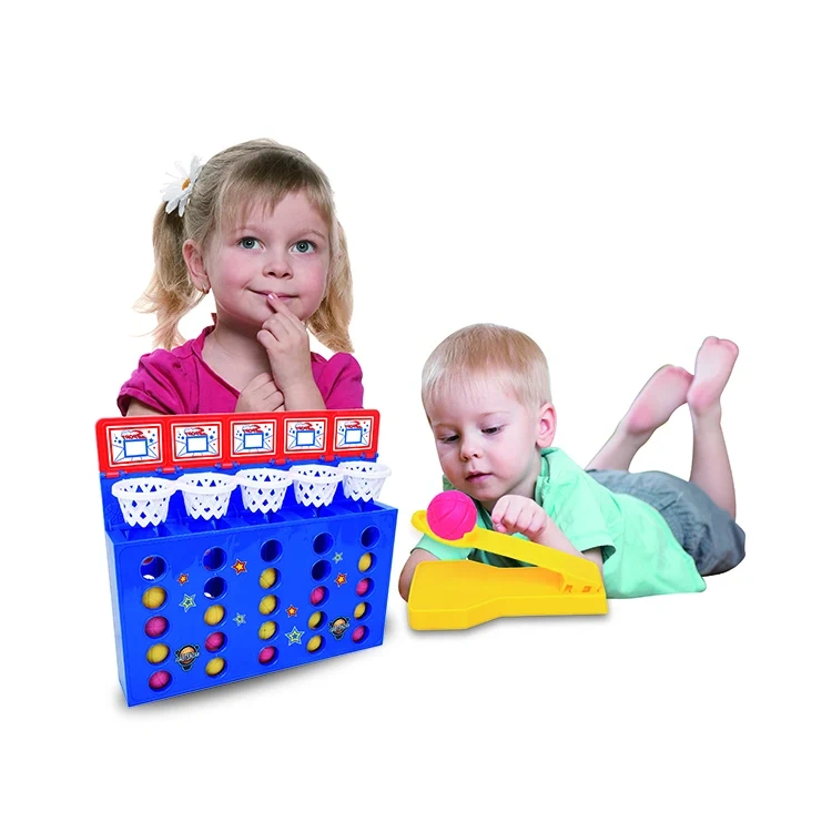 Mini Basketball Shooting Game Toys Educational Indoor Desktop Bounce Basketball Game Toys for Children