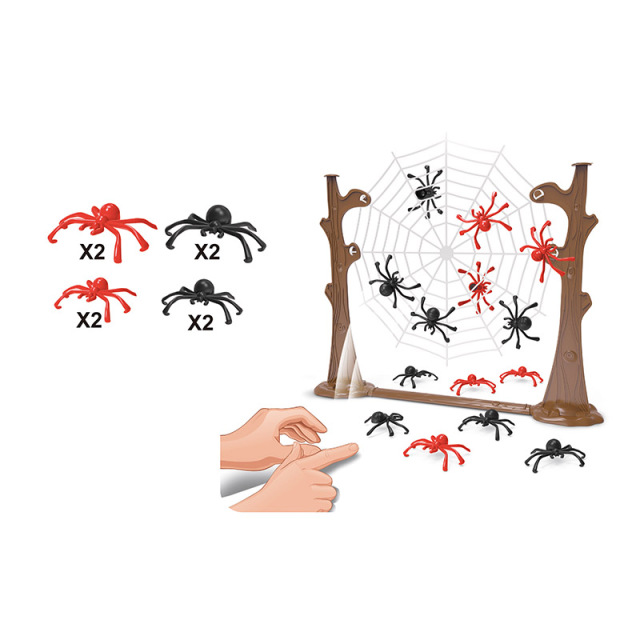Plastic Bouncing Game Board Jumping Spiders Mini Shooting Table Educational Toys EN71 Certified for Ages 8-13