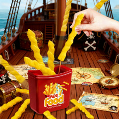 Kids Flying French Fries Family Board Game Set - Educational Toys for Children Ages 5-7