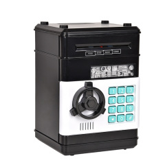 Kids Plastic ATM Money Box – Mini Auto-Scroll Password Safe