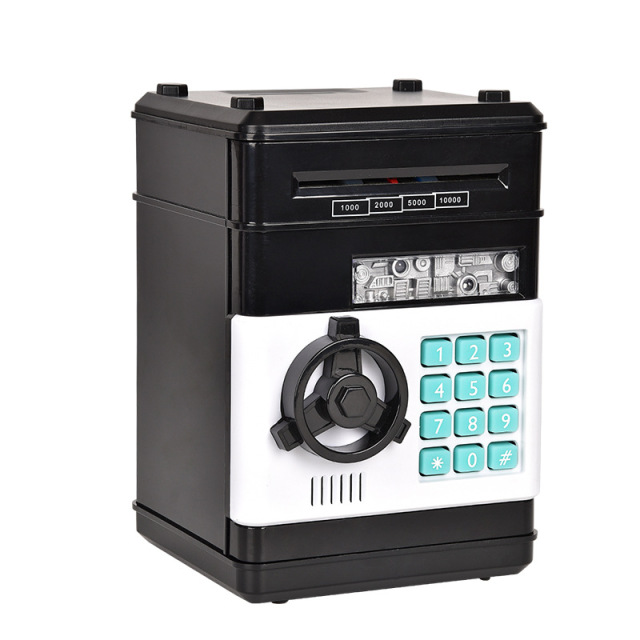 Kids Plastic ATM Money Box – Mini Auto-Scroll Password Safe