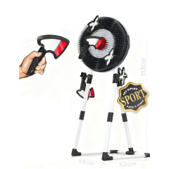 Kid Toy Axe-Throwing Game Set with Plastic Darts & Dartboard Target