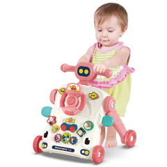 6-in-1 Baby Activity Walker & Scooter Trolley – Musical Learning Toy