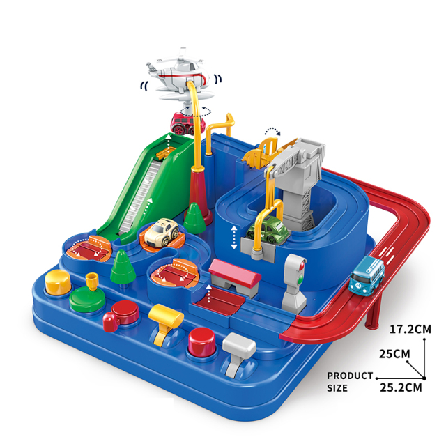 Space-Car Button Breakout Track – Baby Boys’ Desktop Puzzle Toy Set