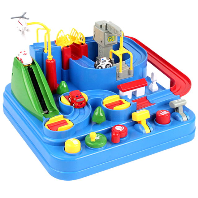 Space-Car Button Breakout Track – Baby Boys’ Desktop Puzzle Toy Set