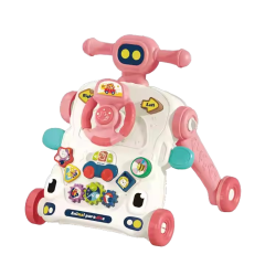 6-in-1 Baby Activity Walker & Scooter Trolley – Musical Learning Toy