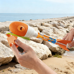 Children's Interactive Outdoor Flying Rocket Toy Foam for Kids 5-7 Years Sky Soaring Launcher Parent-Child Play