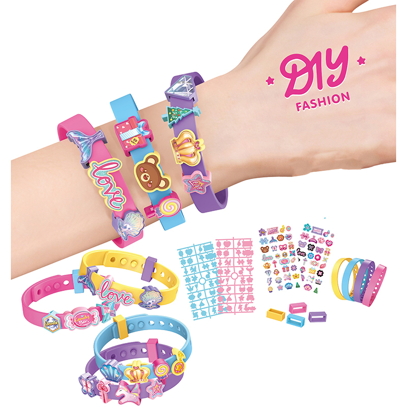 Girls DIY Bead & Diamond-Painting Jewelry Kit – Best Educational Art Toy 4-6 Y