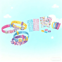Girls DIY Bead & Diamond-Painting Jewelry Kit – Best Educational Art Toy 4-6 Y