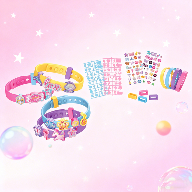 Girls DIY Bead & Diamond-Painting Jewelry Kit – Best Educational Art Toy 4-6 Y