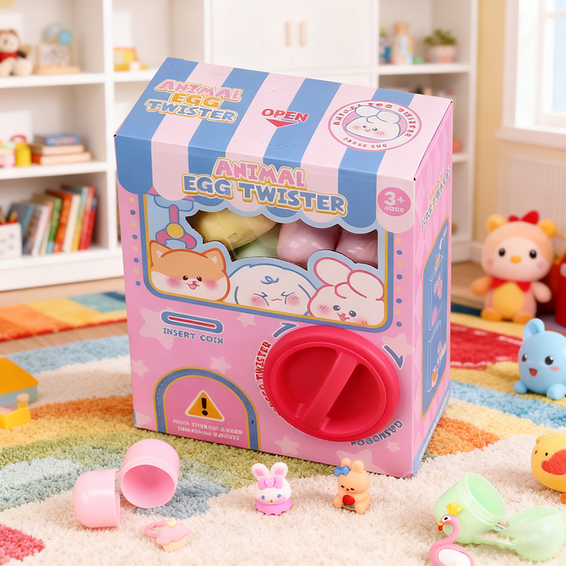 Mini Doll Eggs Twisting Machine – Educational Capsule Toy 2-4 Y