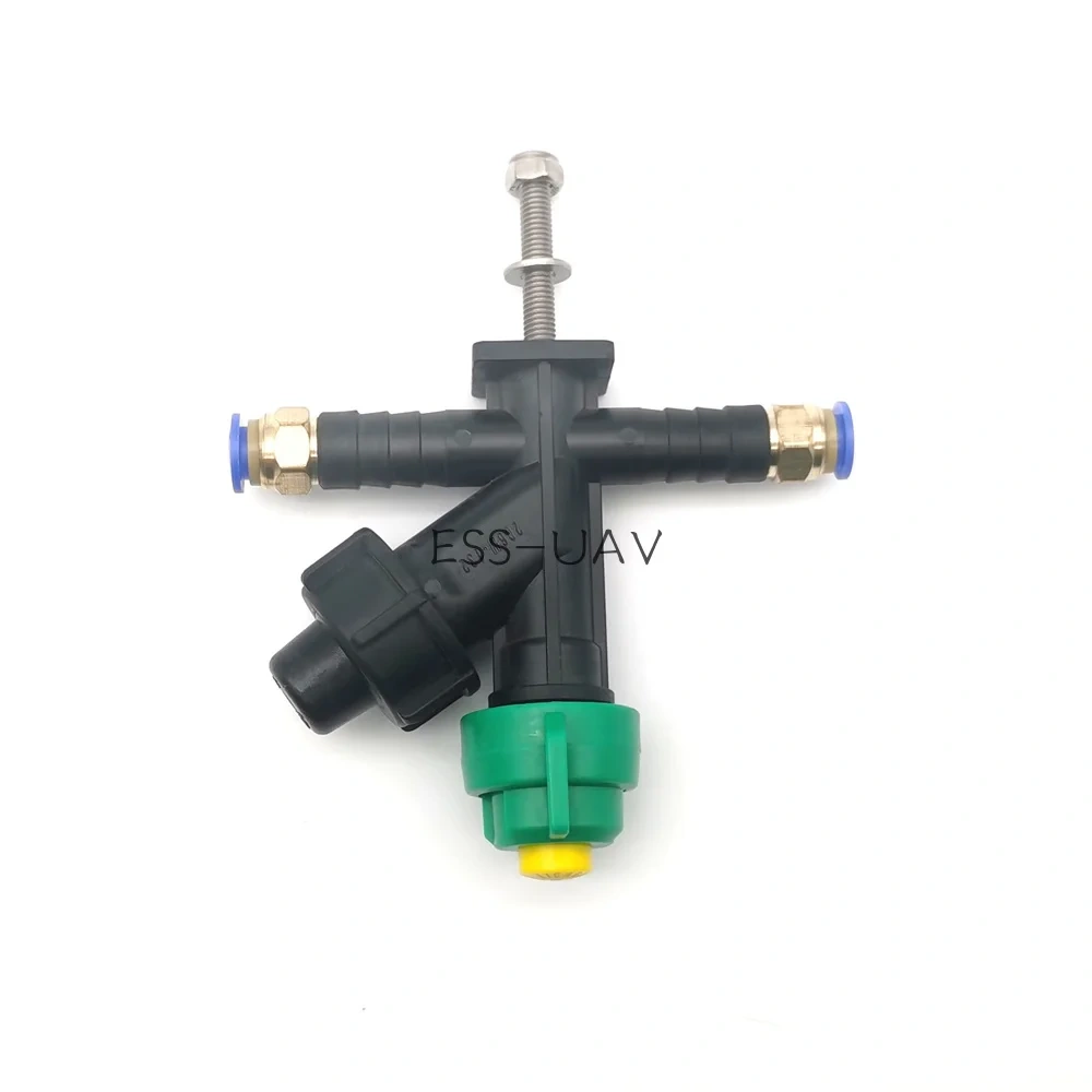 M6 Screw 20mm Clamp Fasten Single Double Sides 6mm 8mm Cone KZ80-08 08 Yellow 80 Degree Nozzle Sprinkler for Agriculture Spray